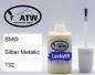 Preview: BMW, Silber Metallic, 132: 20ml Lackstift, von ATW Autoteile West.